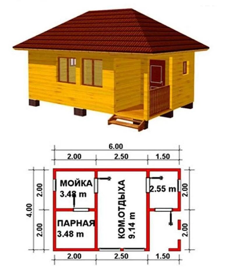 Дом 4 х 4. Проект бани 6х4 из бруса 100х150. проект бани 4х4 из бруса 150х150. проект бани из бруса 6м-3м. дом баня 6х4 одноэтажный.