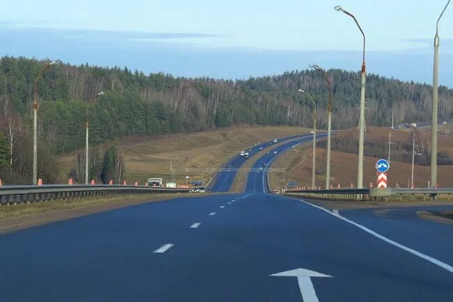 Дорога Минск-Витебск. Трасса Беларусь. Магистральная трасса. Трасса м1.