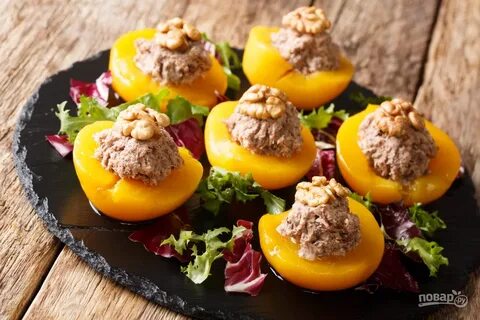 Закуска персики