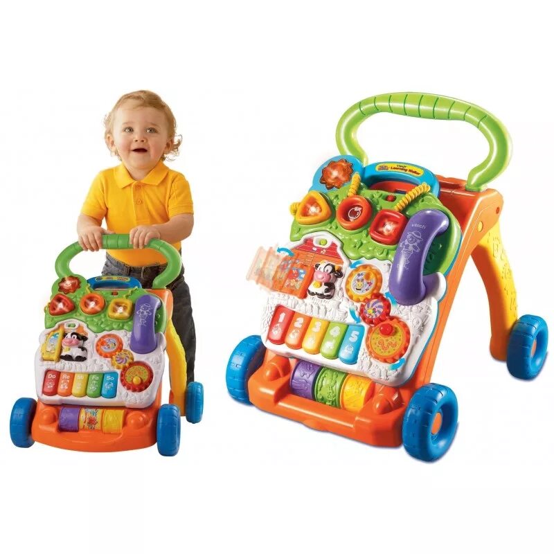 Какие игрушки дарить. Ходунки ферма Vtech. Подарок девочке на 2 годика. Игрушки для двухлетнего мальчика. Полезные игрушки.