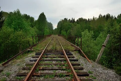 Железная дорога на участке