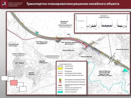 Линейный участок дороги