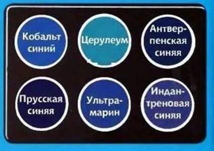 Скажи синяя