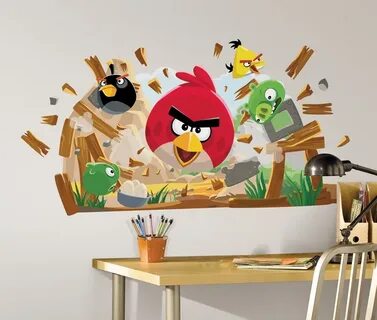 Наклейки angry birds