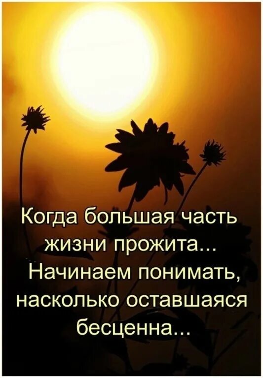 Оставаться насколько. Когда большая часть жизни прожита начинаем понимать. Картинки когда большая часть жизни прожита. Жизнь бесценна. Жизнь бесценна цитаты.