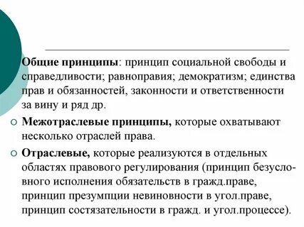 Основной принцип свободы