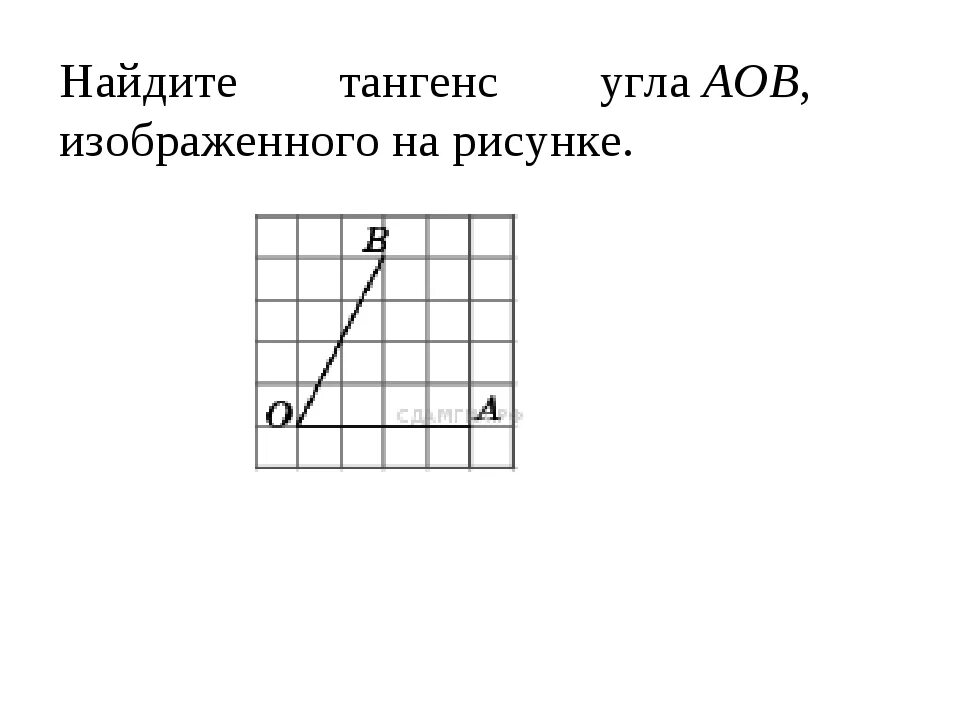 Найдите тангенс угла AOB,изображенного.. Найдите тангенс угла AOB решение.. Нахождение тангенса угла АОВ. 2. Найдите тангенс угла AOB.