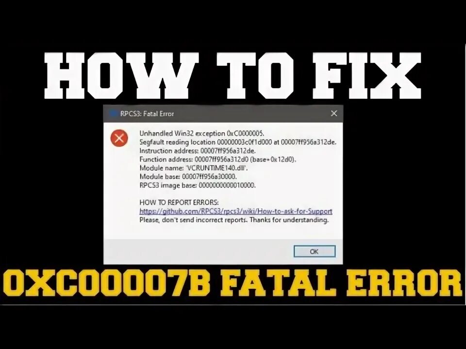 Rpcs3 ошибка 0xc0000142. Rpcs3 ошибка 0xc0000142