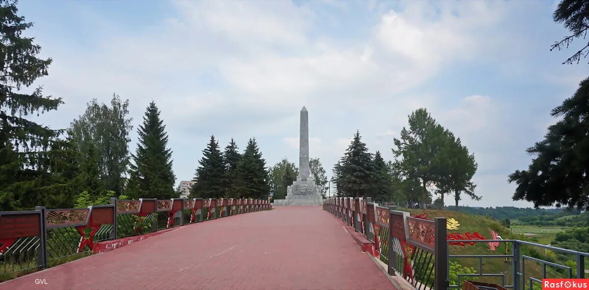 Появился обелиск. Обелиск ржев.