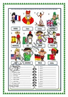 Nationalities lesson plan