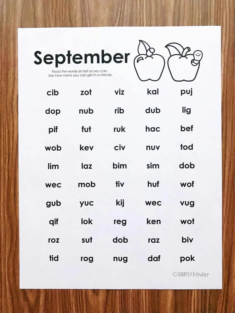 Reading words. Words for reading. simple words for reading in english. reading fluency. reading fluency for kids.