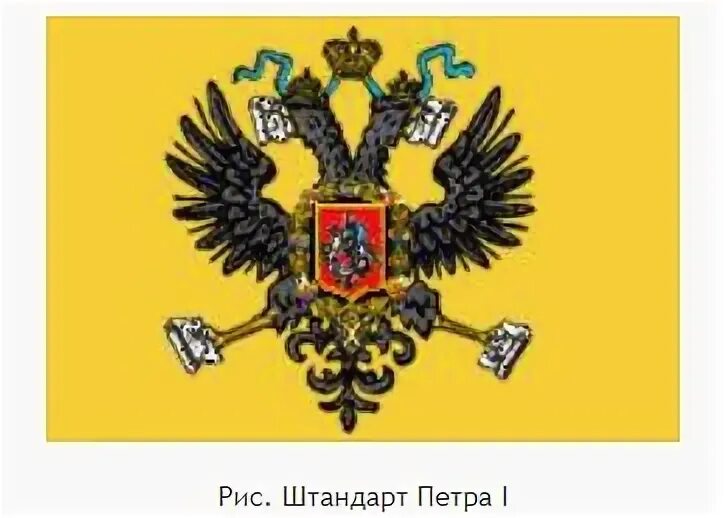 Желтый флаг с черным двуглавым. Судовой штандарт петра первого 1703. флаг имперский штандарт петра 1. императорский штандарт при петре 1.