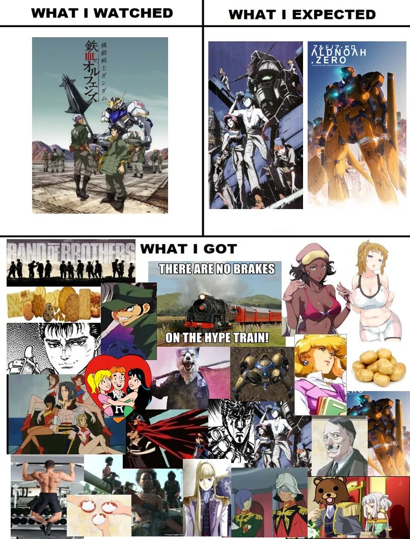 What is expected of them. What i watched what i expected. get what i. гандам мем. what i played what i expected what i got meme.