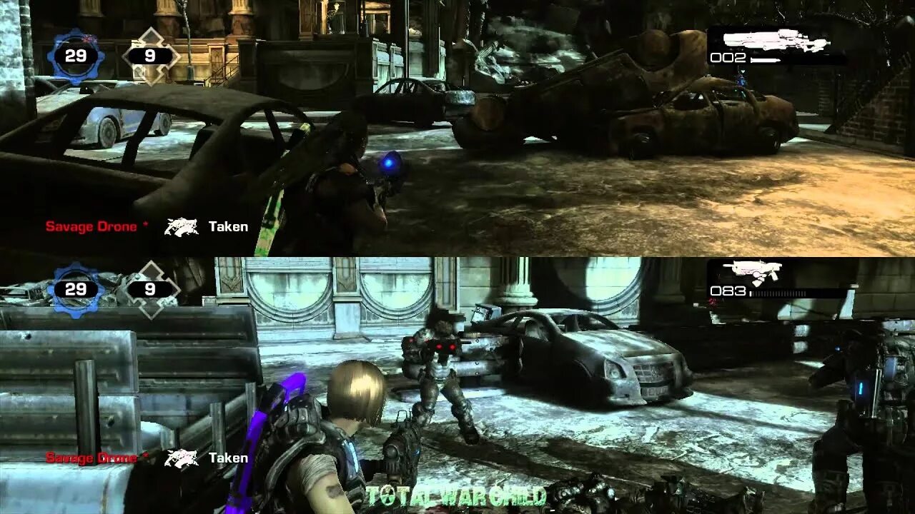 Gears 5 играть вдвоем на одном пк. Gears of war3 split screen.
