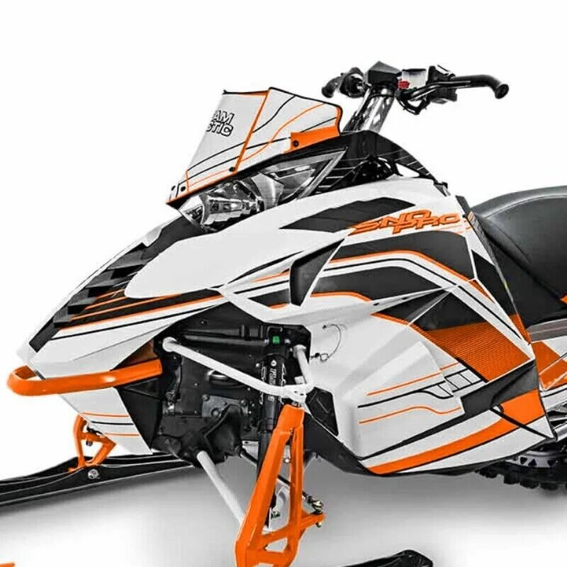 Снегоход cat купить. Арктик Кэт оранжевый. Снегоход Arctic Cat. Arctic-Cat XF-m800 наклейки. Оранжевый снегоход.