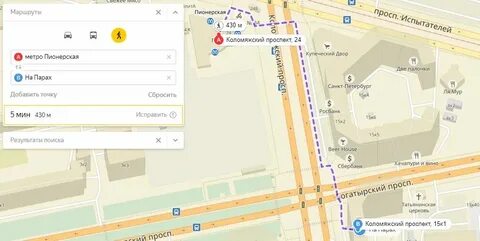 Автобус до метро пионерская спб