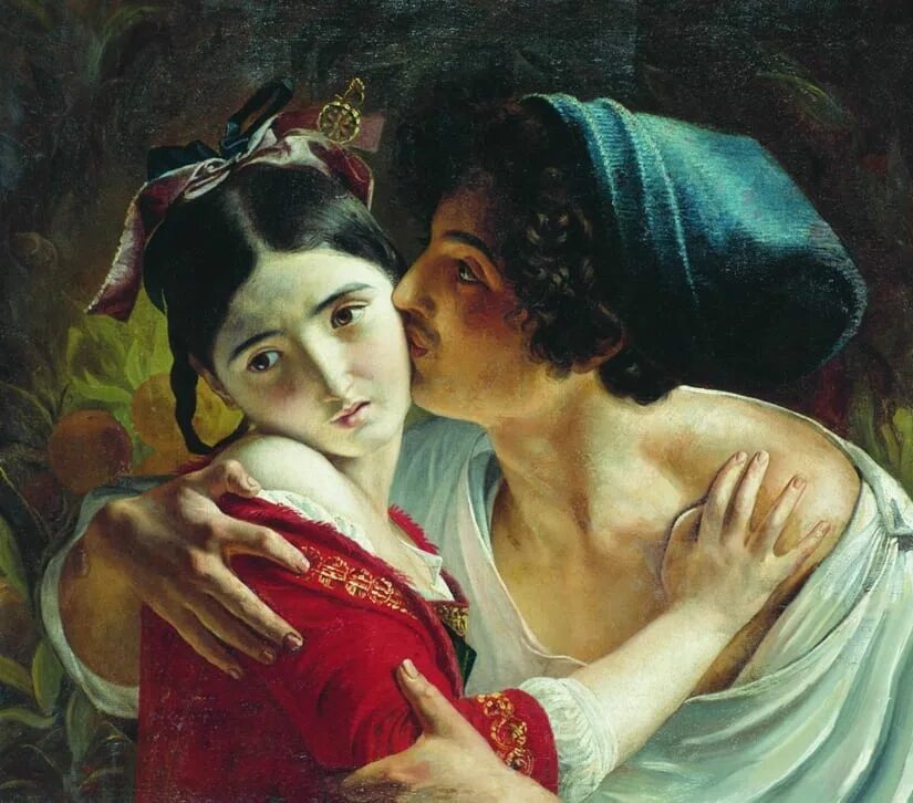Знаменитые художники и их картины. Моллер, федор антонович (1812-1874). моллер федор антонович картины. федор моллер поцелуй. моллер федор антонович картина поцелуй.