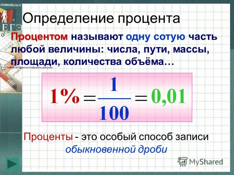 Определение процента. Как определяются проценты. Определение процента от числа. Выявление процента.