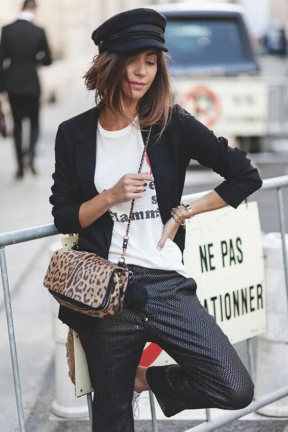 Double Breasted Women's Casual Black Blazer Jacket Black jacket blazer, Casual b
