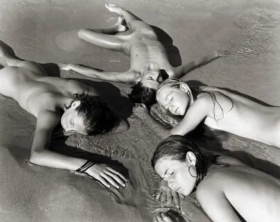 Gaelle, Marine, Jeanne and Alexandre by Jock Sturges.