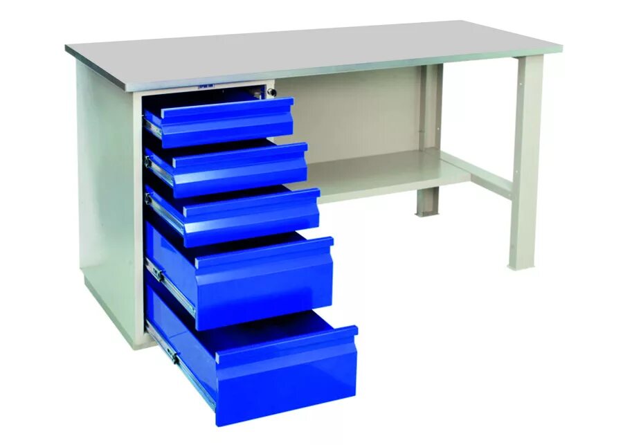 Верстак слесарный 01. Верстак с ящиками. Верстак металлический (№34) в2050хш2000хг730 мм. 2-55-g5015. Исаев маркет верстак.