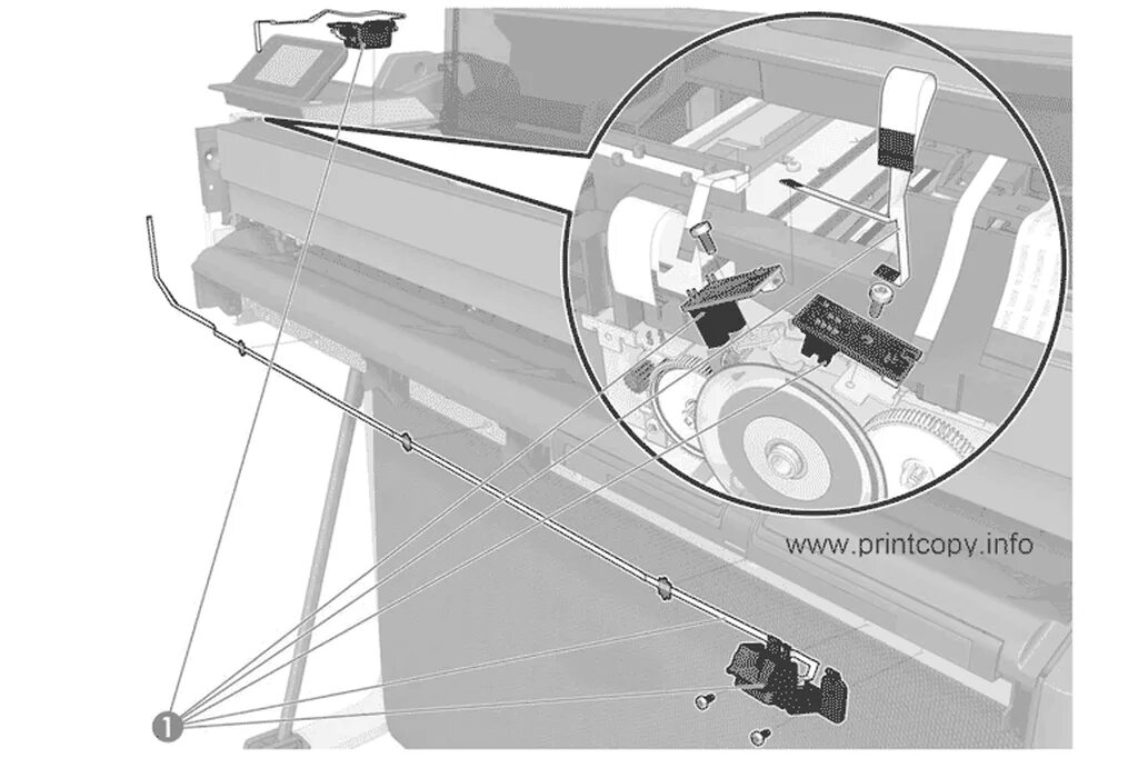 Распайка датчика наличия рулона hp designjet t770 HP Designjet T770 and T1200 Printer Series Insert a printhead undefined