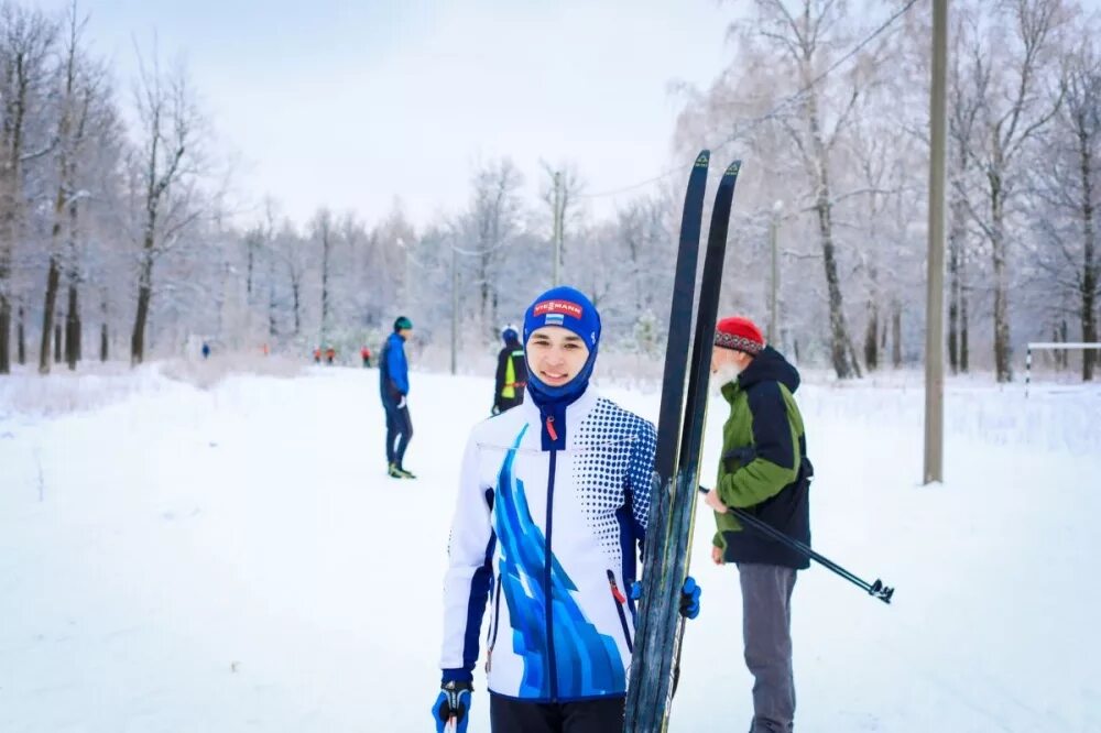 Ski n. Лыжи Челны. Лыжные гонки Челны. Набережные Челны лыжный спорт 1971 год.