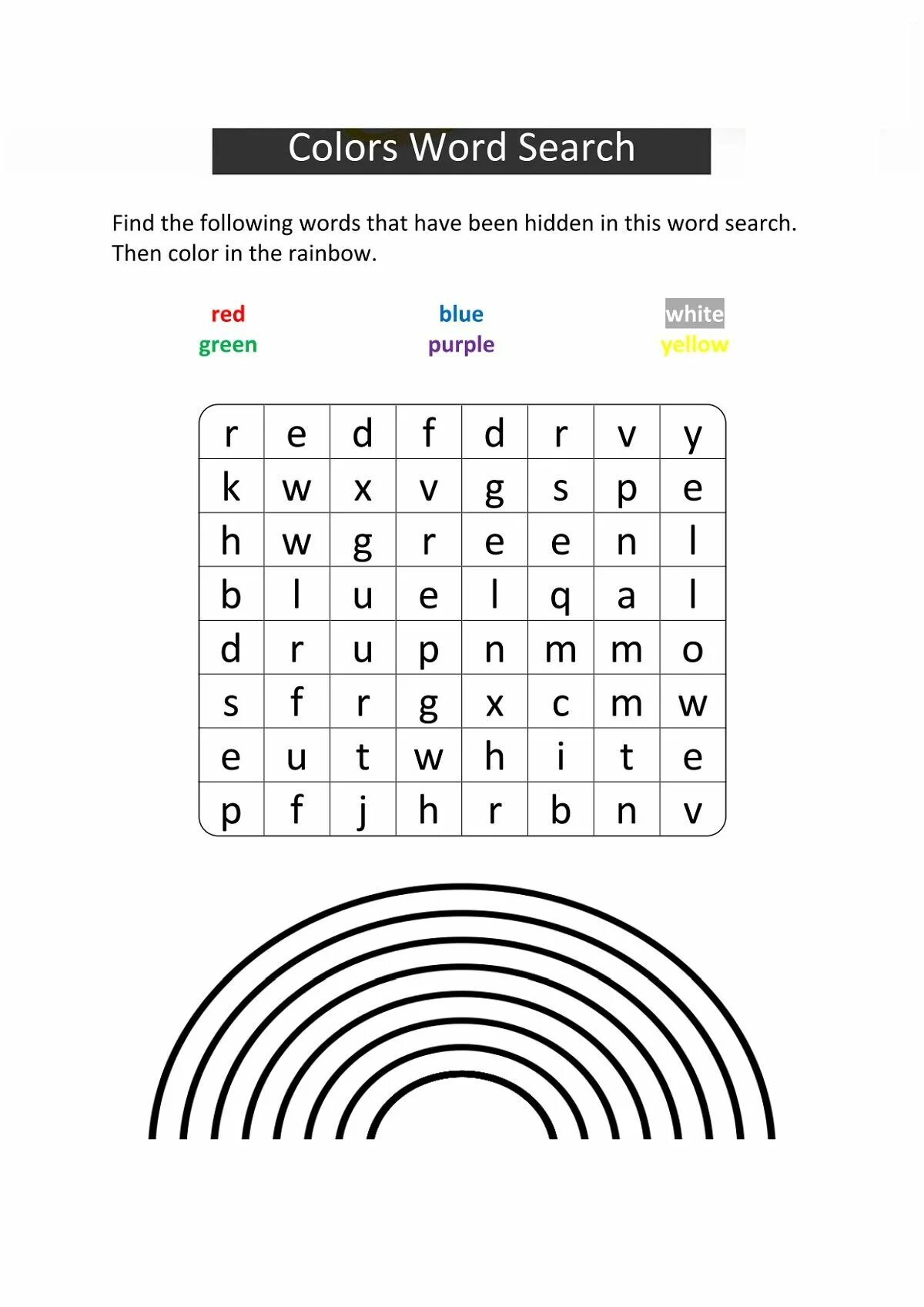 Colour Word search. Wordsearch Colours. Colors Wordsearch Puzzle. Word search Colors.