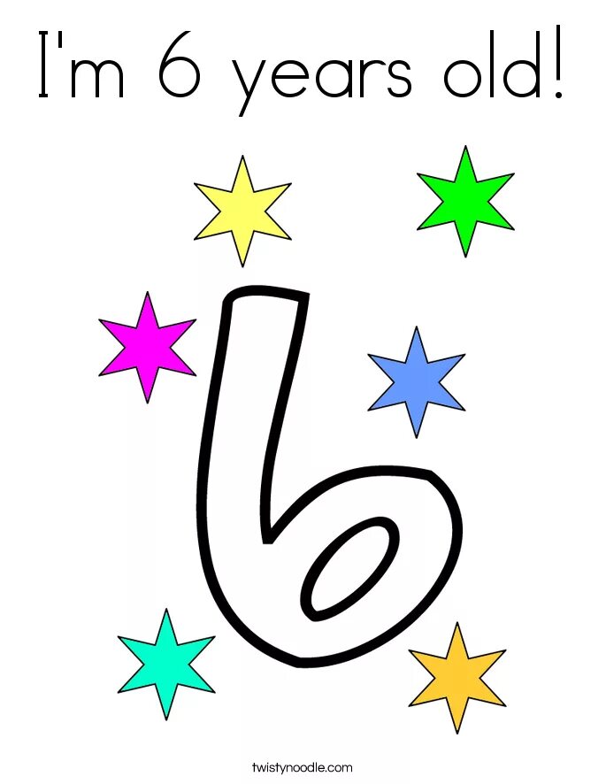 How old i. I am 6 years old. 5 Years old. I am 1 year old. 6 Yearh.