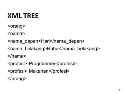 Xml tree