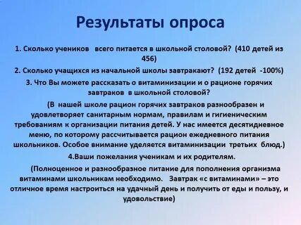 Витаминизация блюд