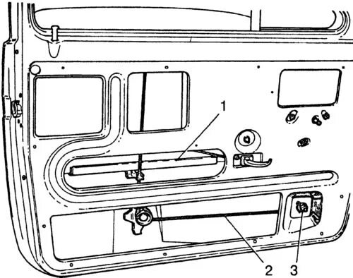 Disassembly and assembly of the front door (VAZ-21213 "Niva" 1994-2006 / Body / 