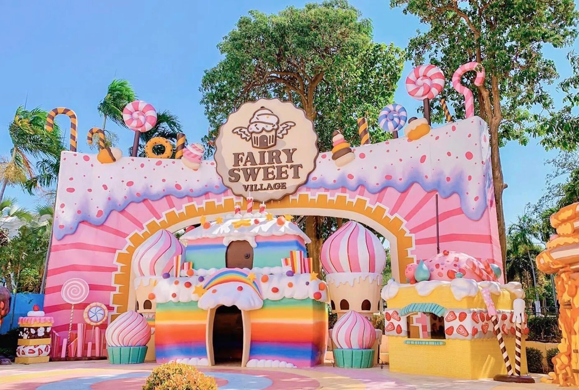 Fairy Sweet Village Паттайя. Замок сладостей. Сладости из парка развлечений. Парк принцессы в Тайланде Паттайя. Деревня сладостей