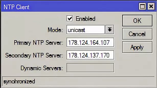 Ntp client