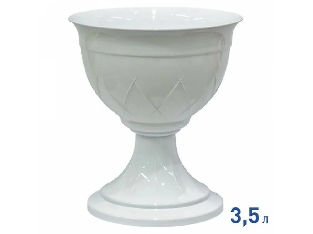 Вазон на ножке малый d=280мм. Вазон лилия на ножке 3,5л терракот/32шт/эд. Горшок на ножке для цветов. Горшок на ножке для цветов. Вазон лилия на ножке 3,5л нефрит/32шт/эд.