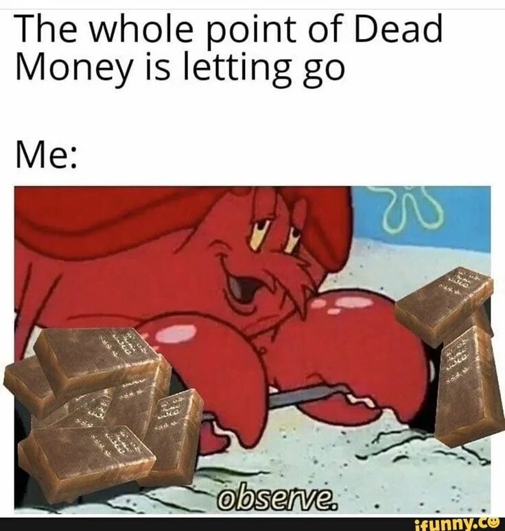 Entire point. Entire point