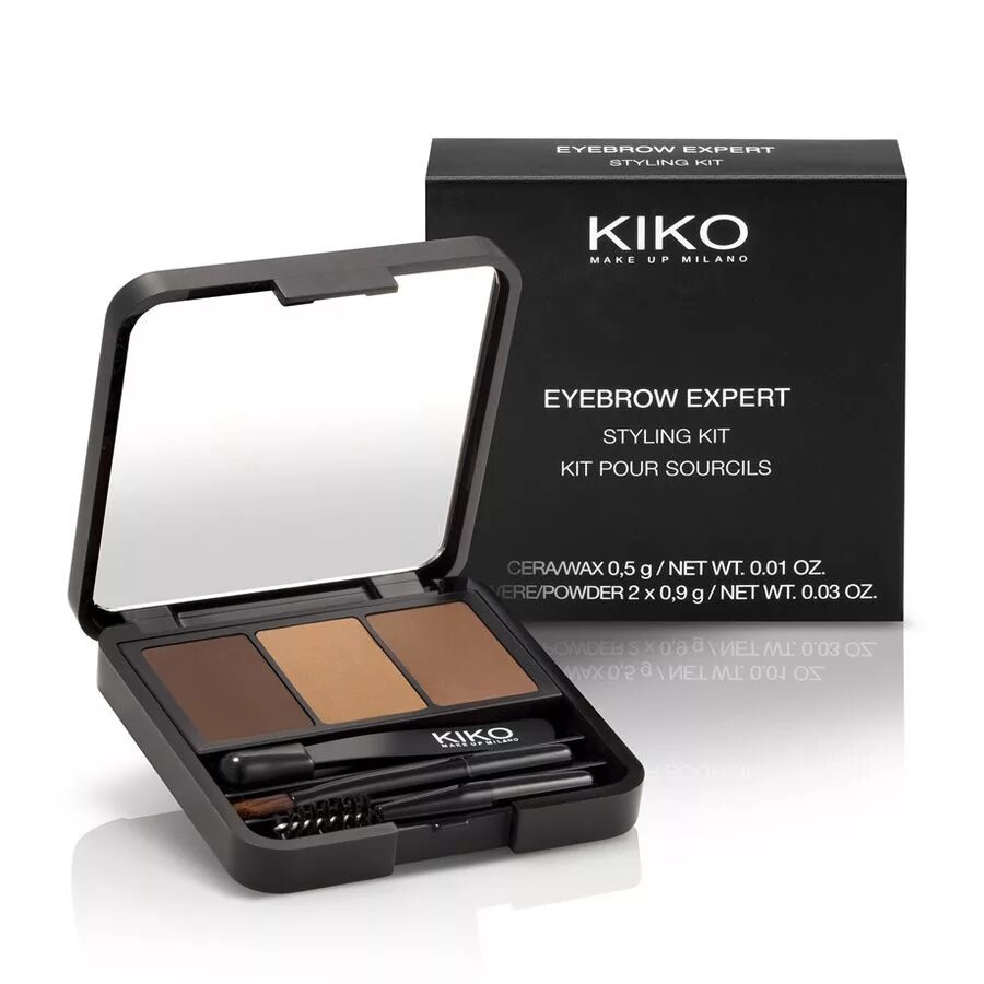 Набор для бровей brow. Косметика Kiko Milano для бровей. Тени для бровей Kiko Milano. Kiko Milano тени 27. Рыжие тени для бровей.