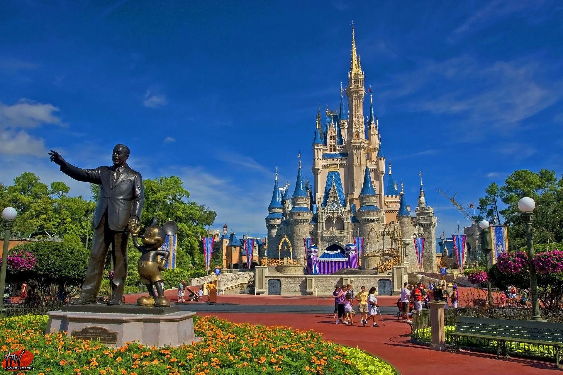 Walt Disney World. Флорида (США). Парк развлечений Уолт Дисней Флорида. Дисней диснейленд