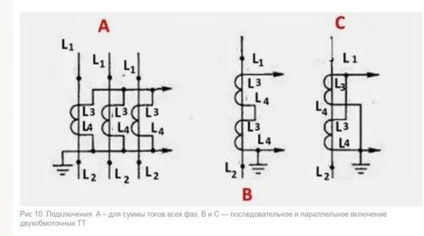 Начертите схему подключения трансформаторов тока ITT10-3-05-0050 IEK Трансформатор тока ТТИ-А 50/5А 5ВА класс 0,5S по цене 2074.5
