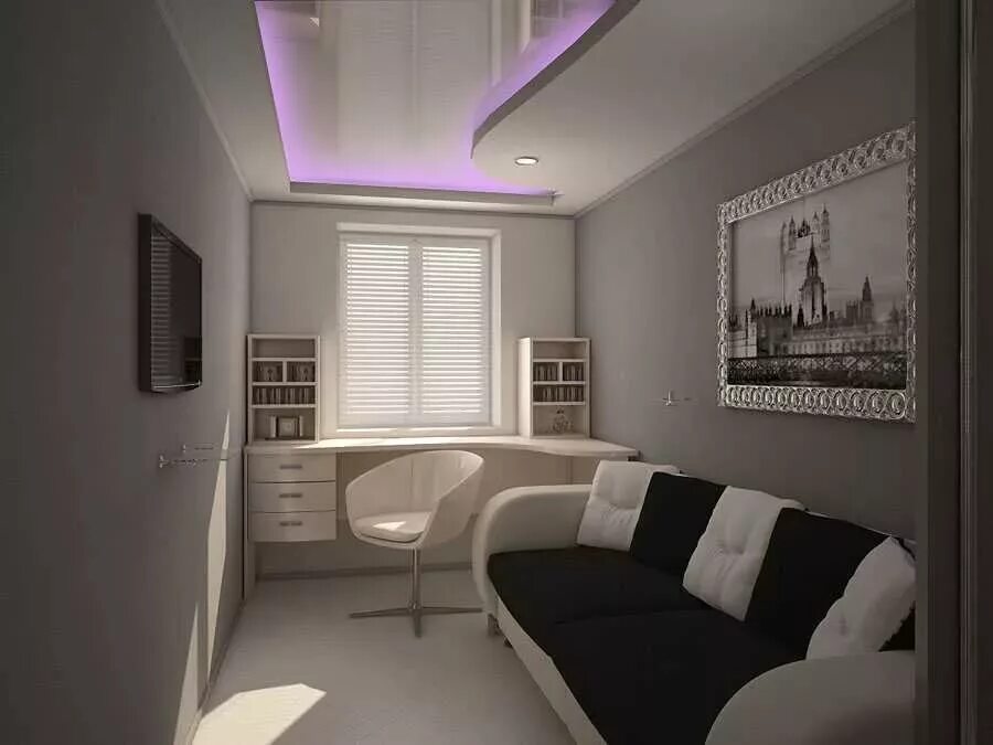 Комната 8 кв метров. Интерьер узкой комнаты. узкая комната. прямоугольная комната узкая. планировка узкой длинной комнаты.