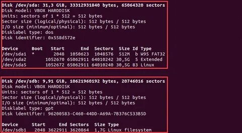 Как узнать диски linux