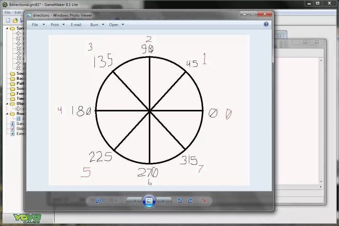 Гейм мейкер. Direction game maker. Градусы в game maker. Градусы GML. Круг игры в висте 6