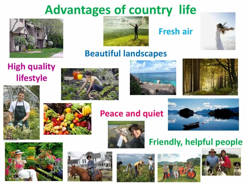 Advantages of a country. Disadvantages of living in the countryside. advantages of living in the country. city and country life. advantages and disadvantages of living in the city country.