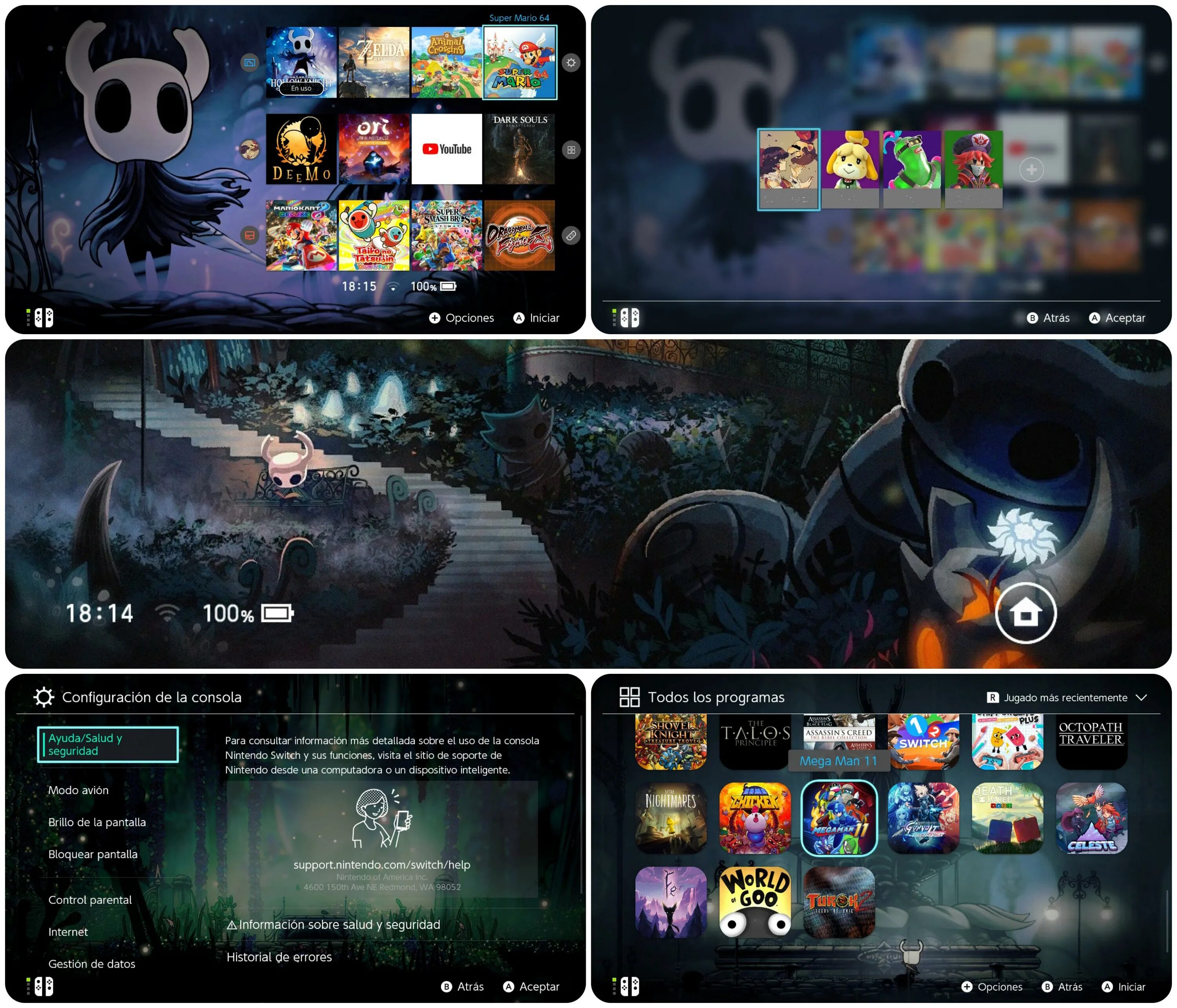 NXTHEMES Nintendo Switch. Темы для Нинтендо свитч .NXTHEME. Hollow Knight тема меню. Dead Cells Hollow Knight.