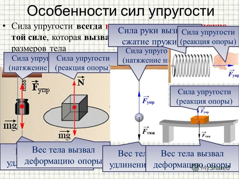 Упругость это. Особенности работы силы упругости. Схема действия силы упругости. Особенности силы упругости. Сила упругости особенности силы.