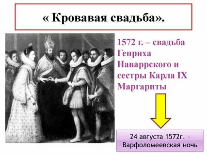 1572 год в истории франции
