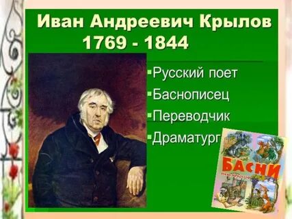 Литературное чтение 4 класс басни крылова презентация
