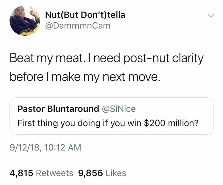 Post nut. Nut clarity. Post nut. Post nut clarity. Post nut clarity.