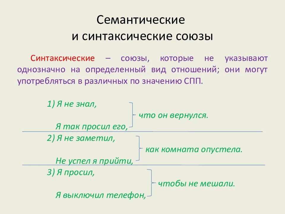 Семантическое предложение