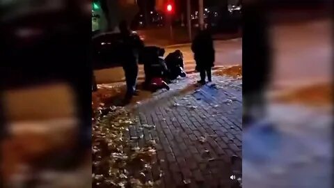Лексуса избили